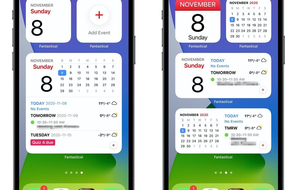Calendar Widgets For iPhone
